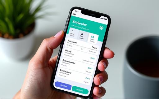 تطبيق تخطيط الميزانية على هاتف ذكي
